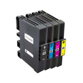 Ricoh GC-41  gelcartridges 4 kleuren