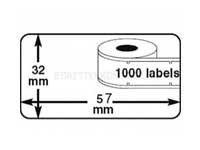 Dymo 11354 Compatible multifunctionele labels (S0722540).