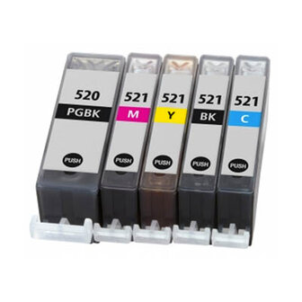 Canon PGI-520/CLI-521 Inktcartridges Multipack 5-Pack