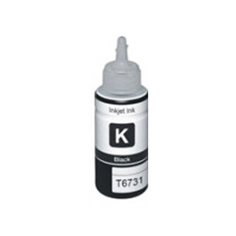 Huismerk Epson T6731 (C13T67314A) L800 Inktvulling Eco Tank Zwart