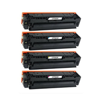 Huismerk HP 203X  (CF540/1/2/3X) Toner Multipack