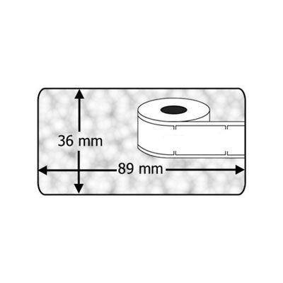 Huismerk DYMO 99013 (S0722410) Adreslabels Breed 89mmx36mm 260 Stuks transparant