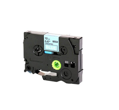 Huismerk Brother TZe-535 Tape Wit op Blauw 12mm