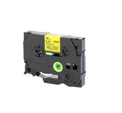 Huismerk Brother TZe-631 Tape Zwart op Geel 12mm