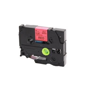 Huismerk Brother TZe-421 Tape Zwart op Rood 9mm