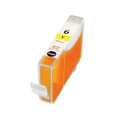 Huismerk Canon BCI-3Y/BCI-6Y Inktcartridge Geel