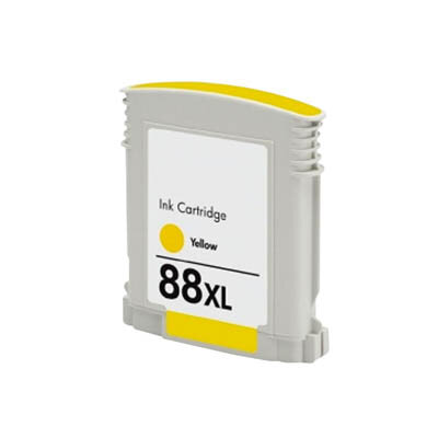 Huismerk HP 88XL Inktcartridge Geel