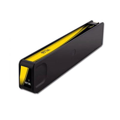 Huismerk HP 971XL Inktcartridge Geel