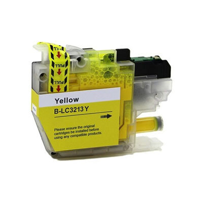 Huismerk Brother LC-3213XLY Inktcartridge Geel
