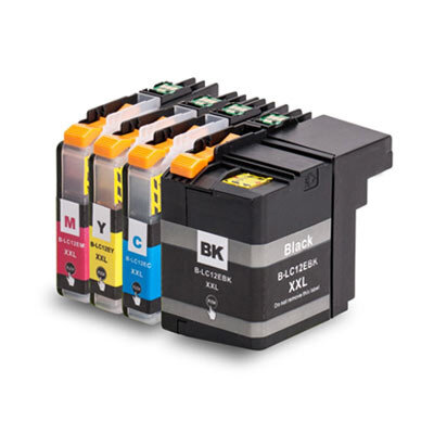 Huismerk Brother LC-12E Inktcartridges Multipack 4-Pack