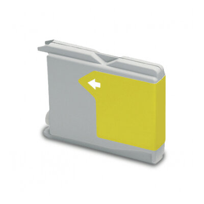 Huismerk Brother LC-1000Y/LC-970Y Inktcartridge Geel