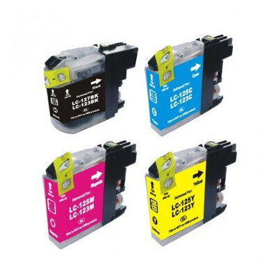 Huismerk Brother LC-123 Inktcartridges Multipack 4-Pack