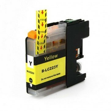Huismerk Brother LC-223Y Inktcartridge Geel