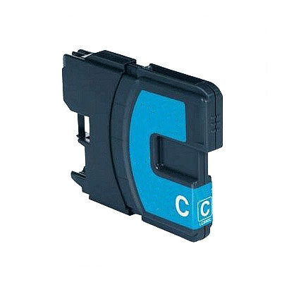 Huismerk Brother LC-1100C/LC-980C Inktcartridge Cyaan