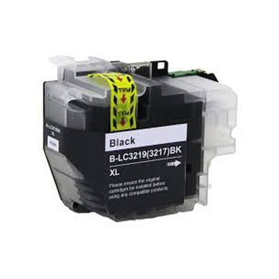 Huismerk Brother LC-3219XLBK Inktcartridge Zwart Hoge Capaciteit