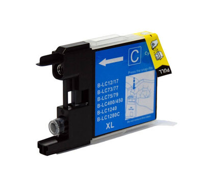 Huismerk Brother LC-1280XLC Inktcartridge Cyaan