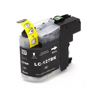 Huismerk Brother LC-127XLBK Inktcartridge Zwart
