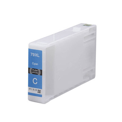 Huismerk Epson 79XL (T7902) Inktcartridge Cyaan