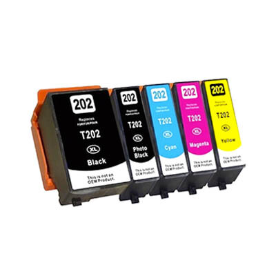Huismerk Epson 202XL Inktcartridges Multipack 5-Pack