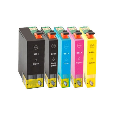 Huismerk Epson 33XL (T3357) Inktcartridges Multipack 5-pack
