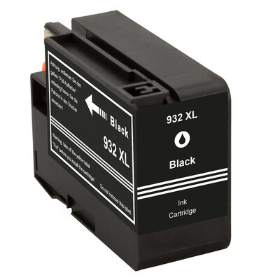 Huismerk HP 932XL Inktcartridge Zwart