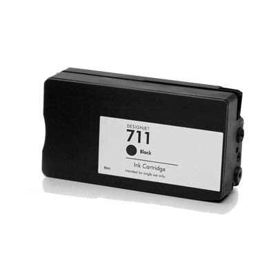 Huismerk HP 711 (CZ133A) inktcartridge zwart