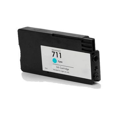 Huismerk HP 711 (CZ130A) Inktcartridge Cyaan
