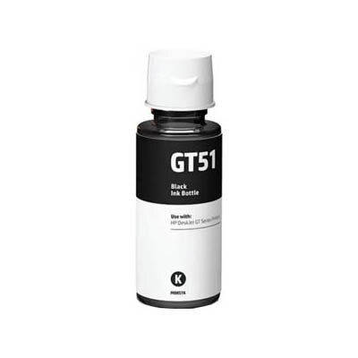 Huismerk HP GT51BK Inktvulling Zwart 90 ml.