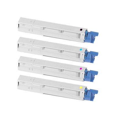 Huismerk Oki C3520 tonerset 4 kleuren