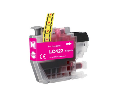 Huismerk Brother LC-422XLM Inktcartridge Magenta Hoge Capaciteit