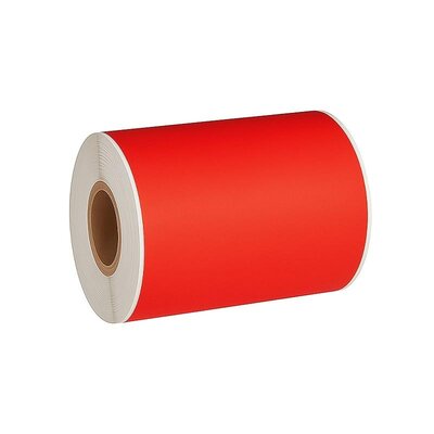 Huismerk Zebra labels, Verzendetiketten 102mmx150mm PostNL/DHL/DPD/UPS/GLS/TNT, 300 Etiketten, 25mm Kern, Rood, Permanent